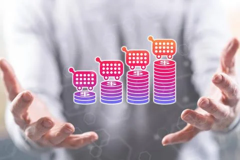 Concept of inflation Stock Photos