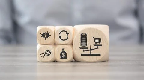 Concept of inflation 库存照片