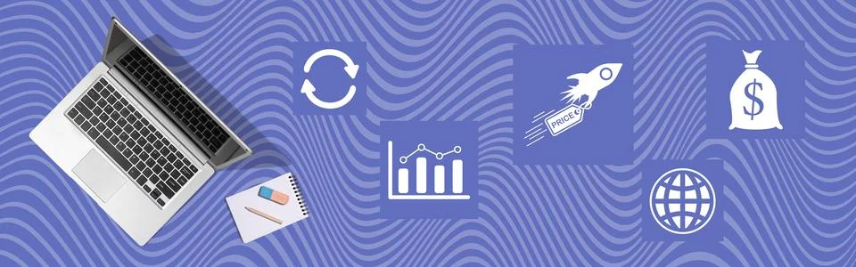 Concept of inflation Stock Photos