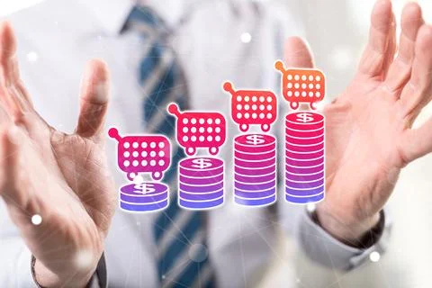 Concept of inflation 写真素材