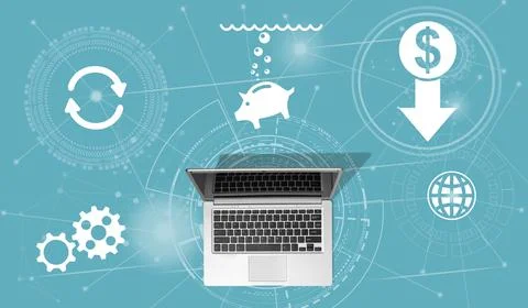 Concept of inflation 写真素材