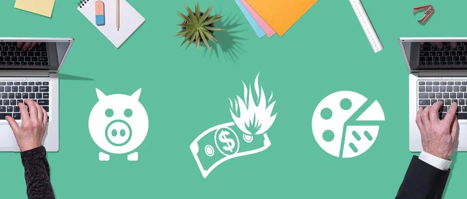 Concept of inflation Foto stock