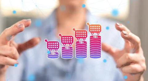 Concept of inflation Stock Photos