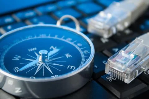 Concept of information retrieval on the Internet 库存照片