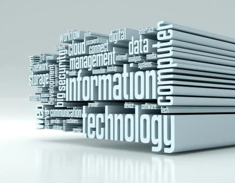 Concept of information technology Stock Illustration