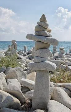 Concept of inner balance Stock-Fotos