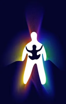 Concept of inner child Stock Illustration