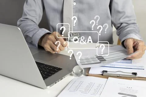 The concept of inquiry, solving problems of ignorance and misunderstanding,.. Foto stock