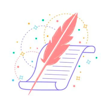 Concept of inspiration in creativity Illustrazione stock