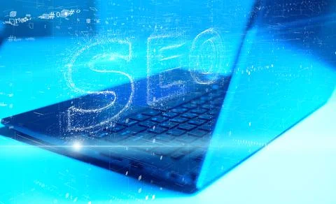 The concept of interaction between man and technology in the modern world. Se Stock Photos