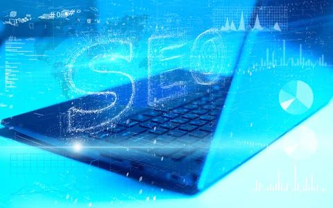 The concept of interaction between man and technology in the modern world. Se Stock Photos