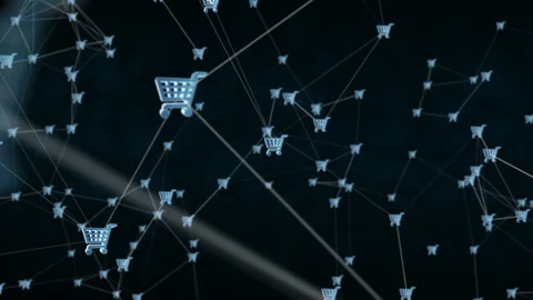 The concept of interconnection in the modern world Stock Footage 98436327