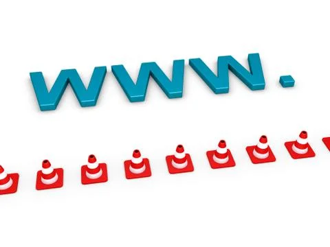 Concept of internet to be repaired イラスト素材