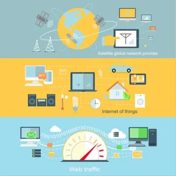 Concept of Internet Globalization Stock Illustration