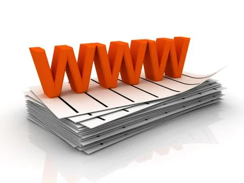 Concept of an internet symbol Stock Illustration