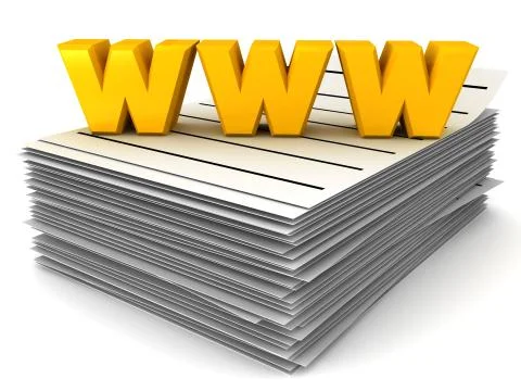 Concept of an internet symbol Stock Illustration