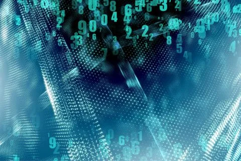 Concept of IT cloud computing Stock Illustration