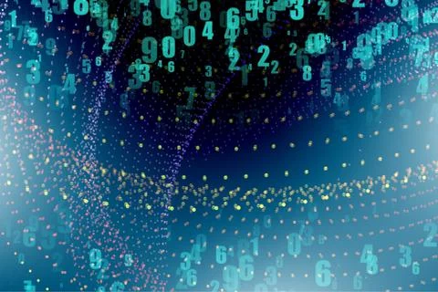 Concept of IT cloud computing Stock Illustration