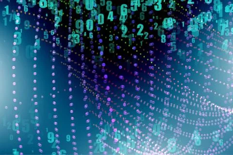 Concept of IT cloud computing Stock Illustration