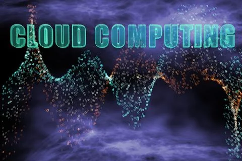 Concept of IT cloud computing イラスト素材