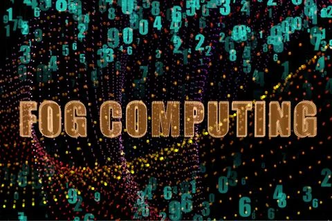 Concept of IT cloud computing Illustrazione stock