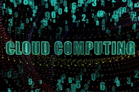 Concept of IT cloud computing イラスト素材