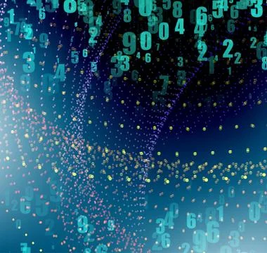 Concept of IT cloud computing Stock Illustration