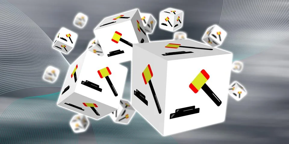 Concept of judgment Stock Illustration