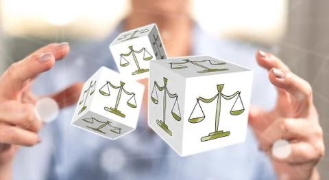 Concept of justice Stock-Fotos