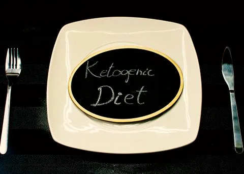 Concept of ketogenic diet. Stock Photos