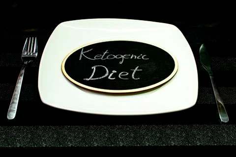 Concept of ketogenic diet. Stock Photos
