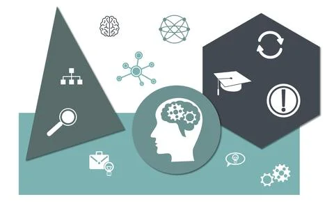 Concept of knowledge Illustrazione stock