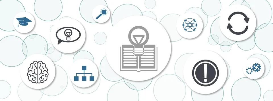 Concept of knowledge Illustrazione stock
