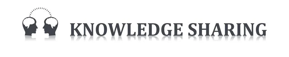 Concept of knowledge sharing Stock Illustration