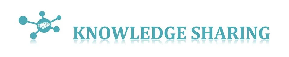 Concept of knowledge sharing Stock Illustration