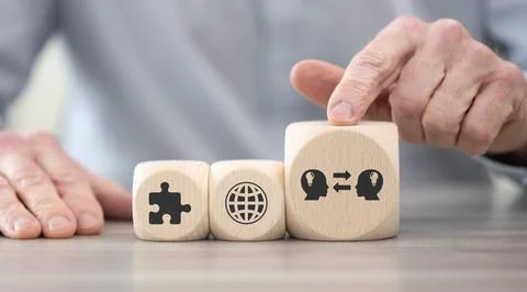 Concept of knowledge sharing Photos