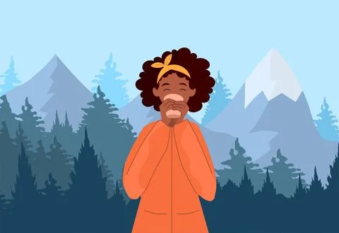 Concept of landscape Illustrazione stock