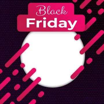 Concept layout post black friday Stock Illustration
