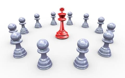 Concept of leadership Stock Illustration