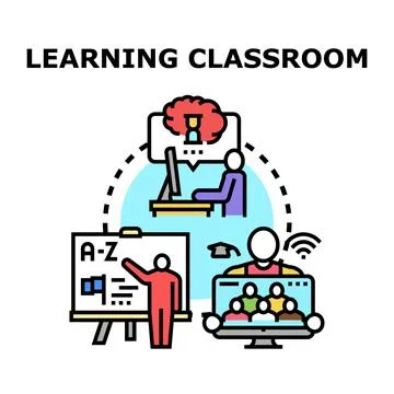Concept of learning, studying, and education Stock Illustration