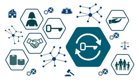 Concept of legacy Stock Illustration