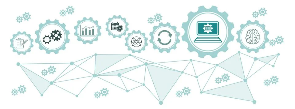 Concept of lms Illustrazione stock