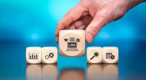 Concept of lms Stock Photos