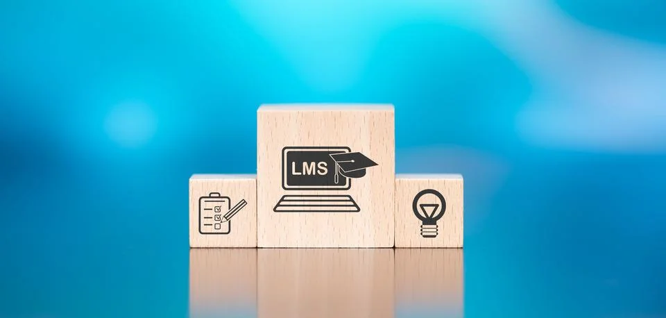 Concept of lms Stock Photos
