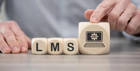 Concept of lms Stock Photos