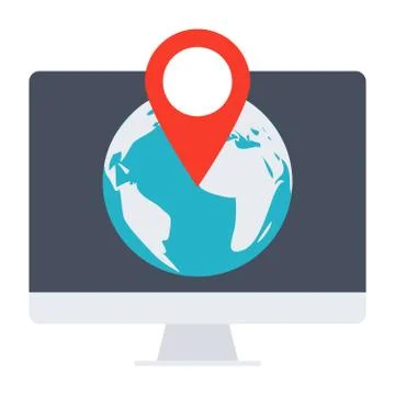 Concept of location Stock Illustration