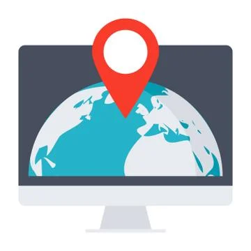 Concept of location Stock Illustration