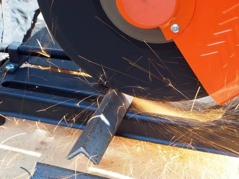 The concept of locksmith work, processing of metal products. Stock Photos