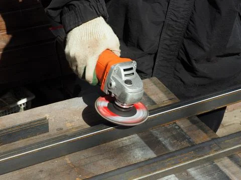 The concept of locksmith work, processing of metal products. Stock Photos
