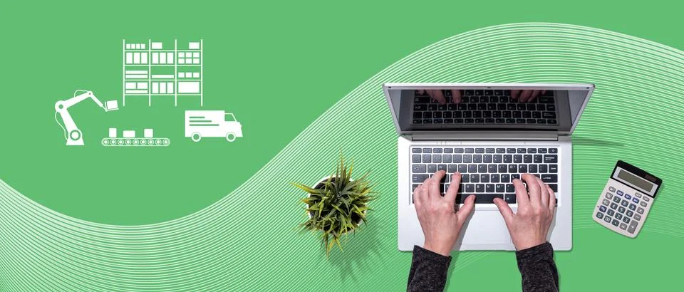 Concept of logistics 스톡 사진